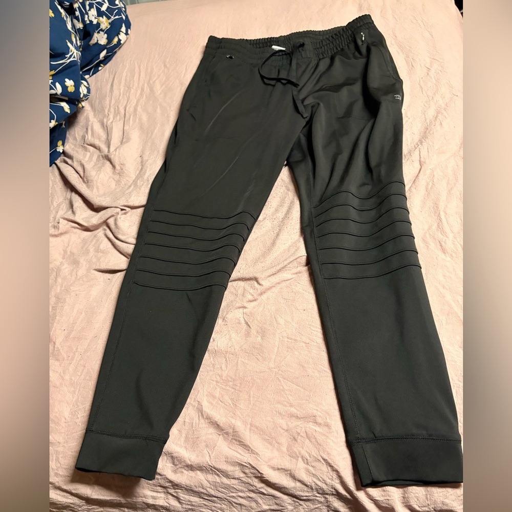 Wink moto-style jogger scrub pants